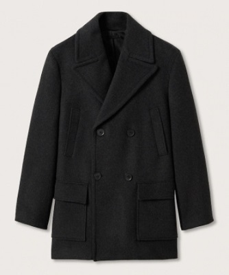 Daniel Craig The Girl With the Dragon Tattoo Style Peacoat affordable alternative