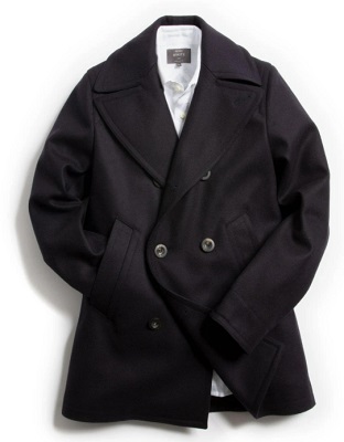 Classic Navy Peacoat for men