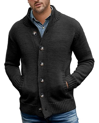 The James Bond Casino Royale Black Cardigan - Iconic Alternatives