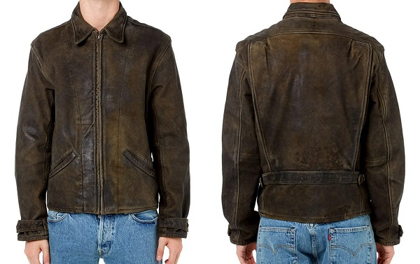 LVC LEVIS VINTAGE CLOTHING SUNSET MENLO JAMES BOND SKYFALL LEATHER JACKET  1930s REPRODUCTION