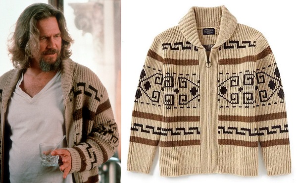 Jeff Bridges The Dude The Big Lebowski Pendleton Sweater Style Icon