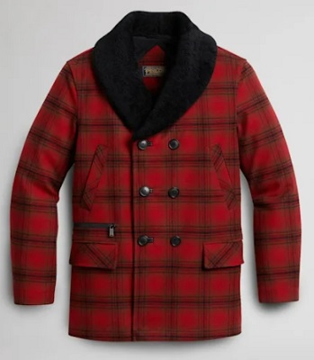 Mens Buffalo Check Pendleton coat