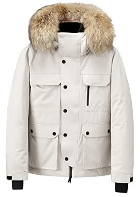 budget Safin No Time To Die White Parka 