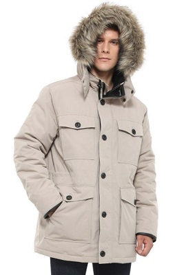 budget Safin No Time To Die White Parka 