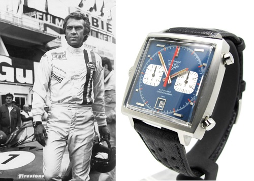 Steve McQueen Le Mans Heuer Monaco Watch