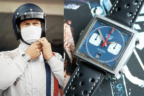 Steve McQueen Le Mans Heuer Monaco Watch