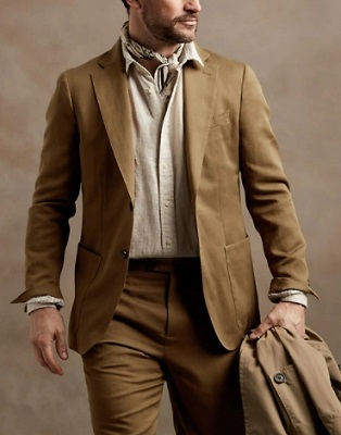 Daniel Craig Tan Brunello Cucinelli Suit affordable alternative