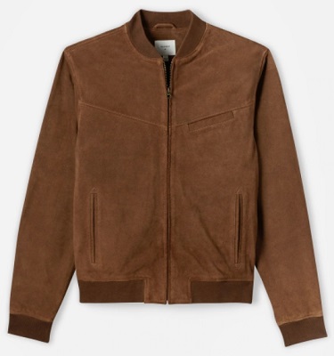 Steve McQueen Suede Bomber Jacket affordable alternative