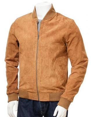 Steve McQueen Suede Bomber Jacket affordable alternative