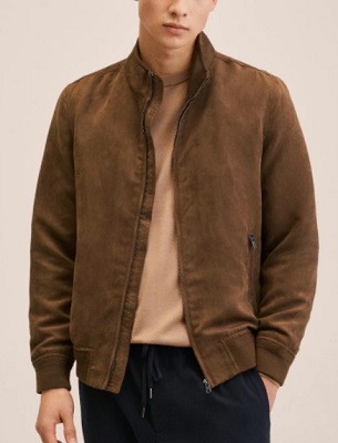 Steve McQueen Suede Bomber Jacket affordable alternative