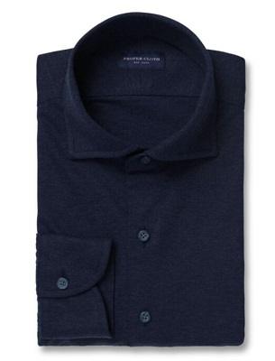 Daniel Craig Loro Piana Navy Shirt affordable alternative
