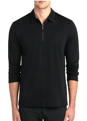 Roger Moore James Bond Moonracker zip neck polo alternative