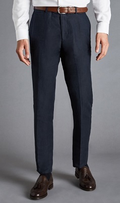 Casino Royale PTS James Bond Navy Linen Trousers alternatives