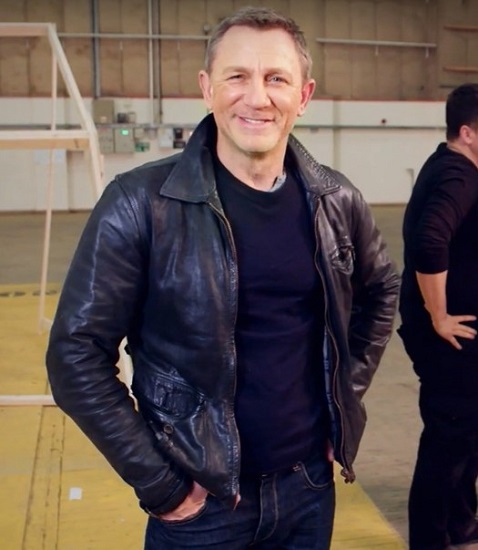 Daniel Craig Belstaff Patterson Leather Jacket