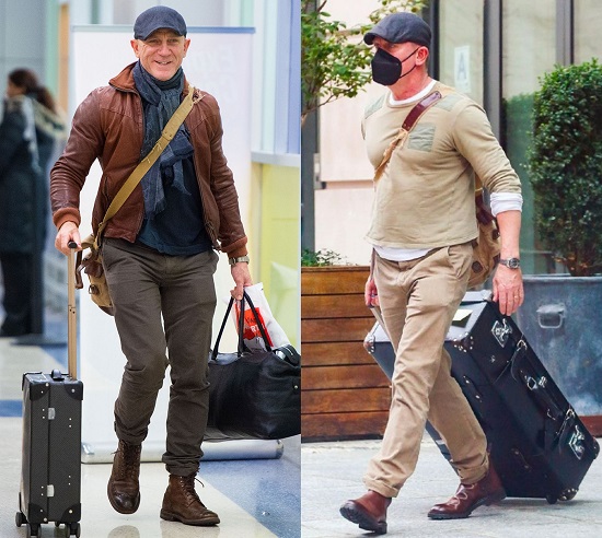 Daniel Craig Globe-Trotter suitcase