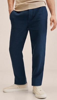 Casino Royale PTS James Bond Navy Linen Trousers alternatives