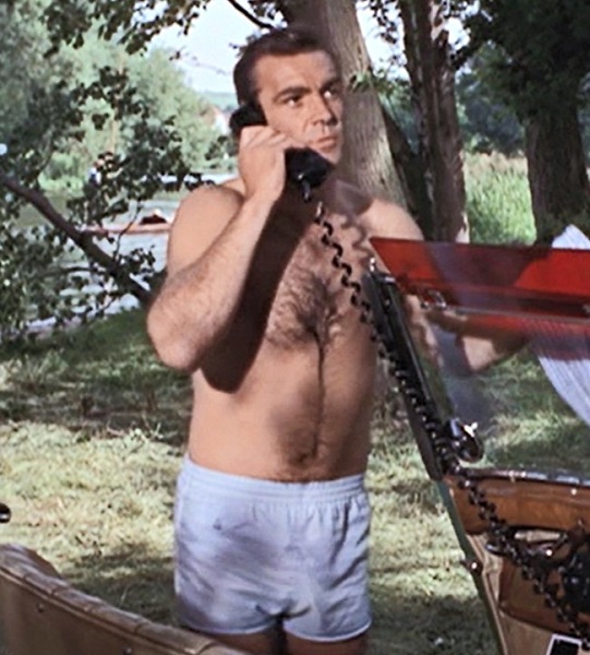 James Bond inspired swim wear Sean Connery From Russia With Love