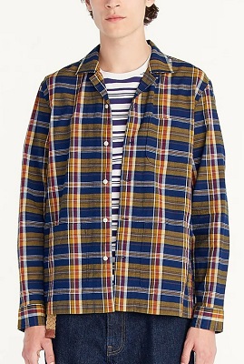 affordable men's Madras shirt