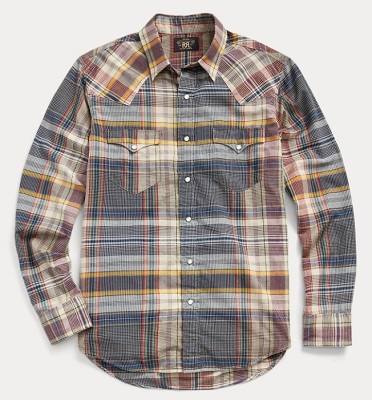 affordable men's Madras shirt