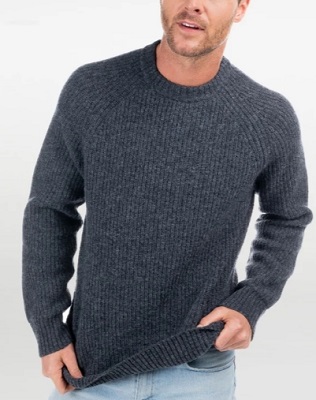 James Bond Ribbed Knit Grey Sweater affordable alternative