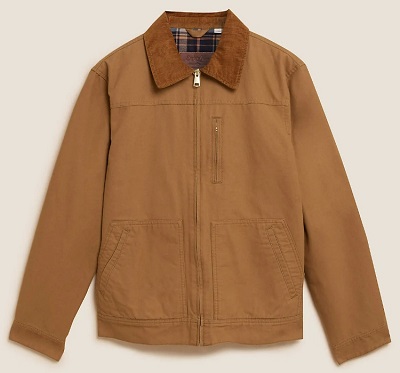 Utility Jacket cotton twill light sand