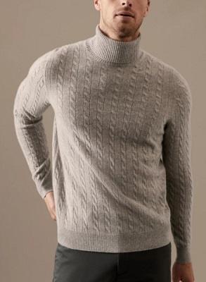 James Bond SPECTRE grey cable knit turtleneck sweater alternative