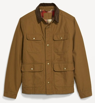 Orvis Heritage Field Coat for Men - Classic Waxed Mens Field Jacket with  Pockets, Zip Front, Button-Closed Storm Flap, Tobacco - Small at   Men's Clothing store