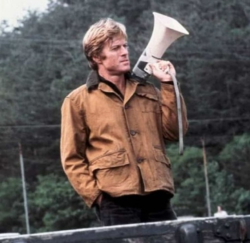 Robert Redford vintage canvas hunting jacket