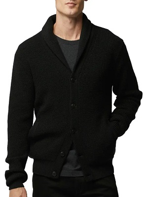 The James Bond Shawl Collar Cardigan - Iconic Alternatives