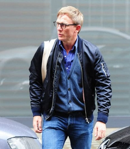 Style Icon Inspired Daniel Craig MA-1 bomber jacket