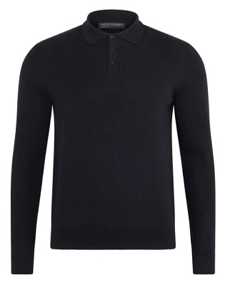 The James Bond Black Polo Sweater - Iconic Alternatives