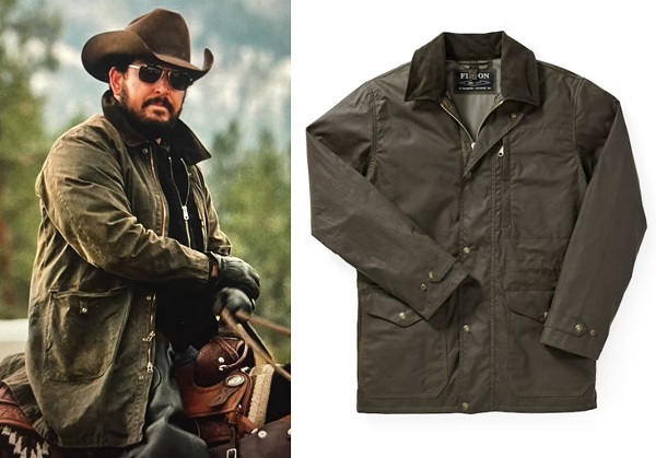 Yellowstone Rip Wheeler Waxed Cotton Field Jacket Filson