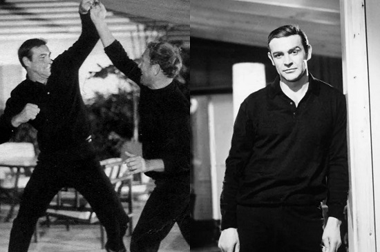 The James Bond Black Polo Sweater Iconic Alternatives