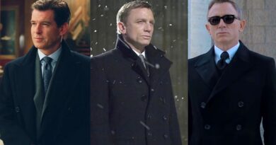 James Bond double breasted overcoat