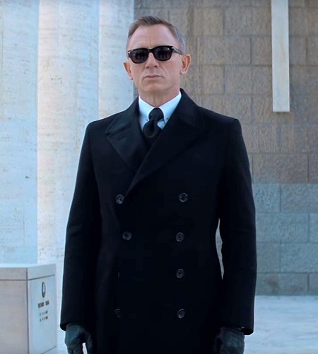 The James Bond Double Breasted Overcoat - Iconic Alternatives