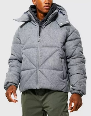 budget The Girl With The Dragon Tattoo Grey Puffer Jacket alternative