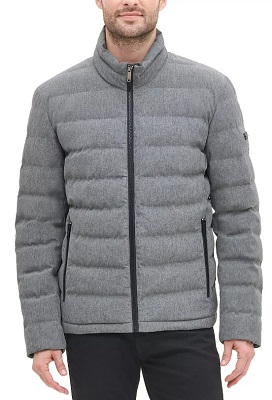 The Girl With The Dragon Tattoo Grey Puffer Jacket - Iconic Alternatives