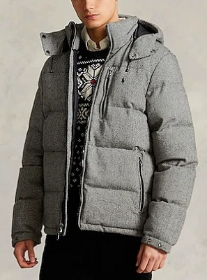 The Girl With The Dragon Tattoo Grey Puffer Jacket alternative