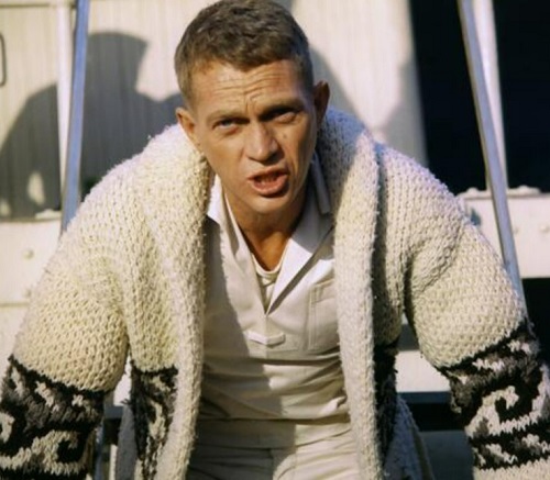 Steve McQueen The Sand Pebbles Cowican Style Sweater