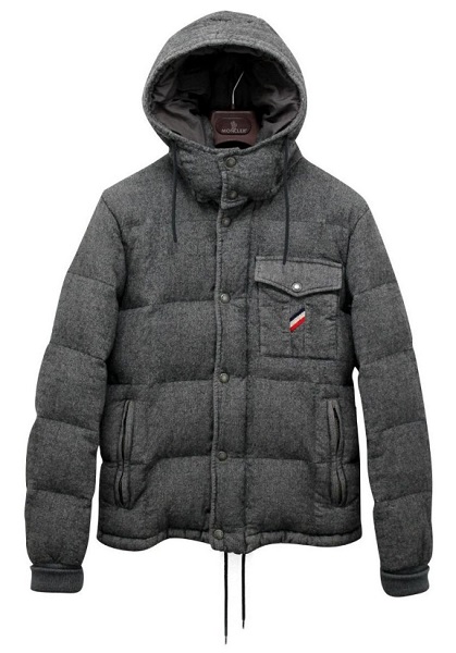 Daniel Craig Mikael Blomkvist The Girl With the Dragon Tattoo Moncler Cezanne grey wool puffer jacket